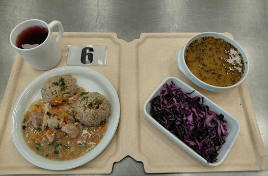 Zdjęcie obiadu diety cukrzycowej