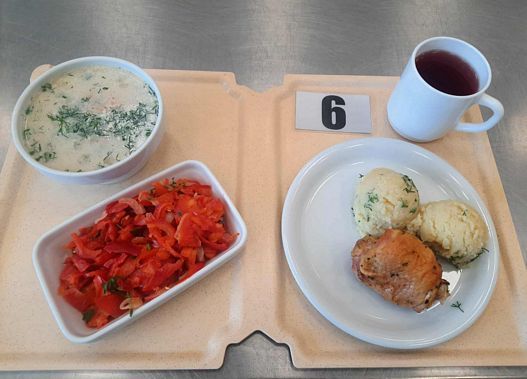 Zdjęcie obiadu diety cukrzycowej