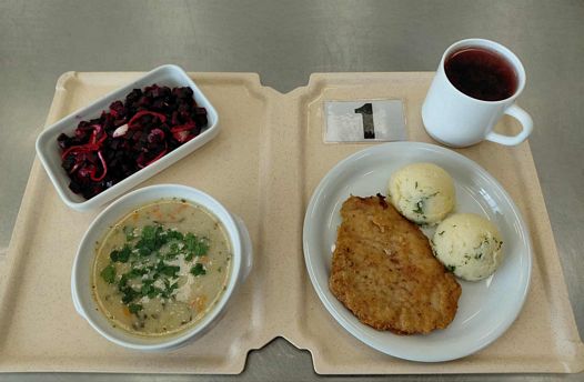 Zdjęcie obiadu diety podstawowej