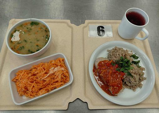 Zdjęcie obiadu diety cukrzycowej