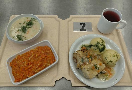 Zdjęcie obiadu diety łatwostrawnej