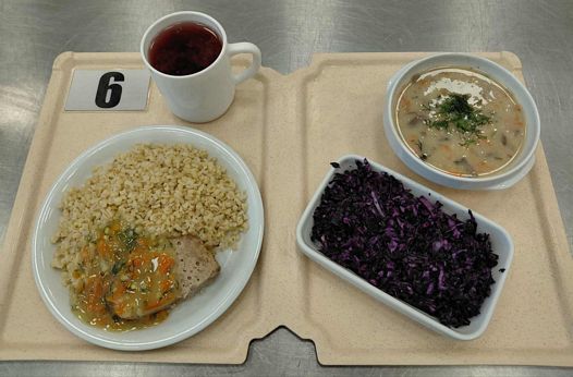 Zdjęcie obiadu diety cukrzycowej