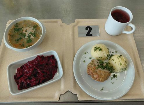 Zdjęcie obiadu diety lekkostrawnej