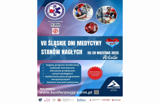 Plakat konferencji VII Śląskie Dni Medycyny Stanów Nagłych