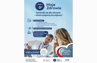 Plakat programu moje zdrowie