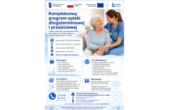 Plakat programu opieki długoterminowej i przejściowej
