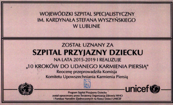 Szpital przyjazny dziecku
